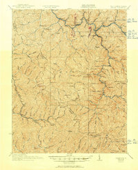 Iaeger 1927 topographic map thumbnail