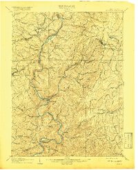 Kingwood 1907 topographic map thumbnail