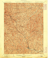 Mannington 1905 topographic map thumbnail