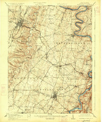 Martinsburg 1916 topographic map thumbnail