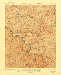 Matewan 1928 topographic map thumbnail