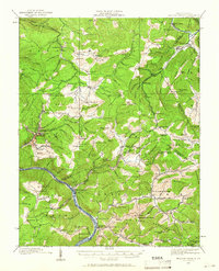 Meadow Creek 1912 topographic map thumbnail