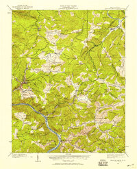 Meadow Creek 1912 topographic map thumbnail