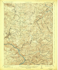 Meadow Creek 1915 topographic map thumbnail