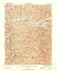 Milton 1931 topographic map thumbnail