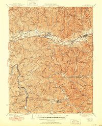 Milton 1935 topographic map thumbnail