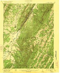Moorefield 1922 topographic map preview