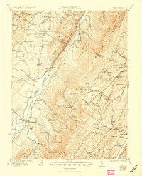 Moorefield 1922 topographic map preview