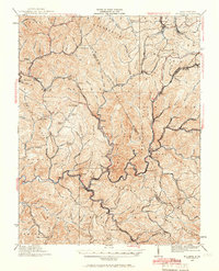 Mullens 1925 topographic map thumbnail