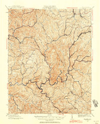Mullens 1925 topographic map thumbnail