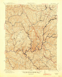 Mullens 1927 topographic map thumbnail