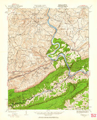 Narrows 1932 topographic map thumbnail