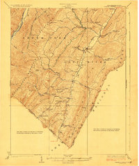 Orkney Springs 1923 topographic map thumbnail
