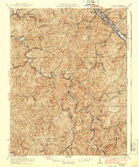 Peytona 1931 topographic map thumbnail