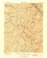 Peytona 1931 topographic map thumbnail