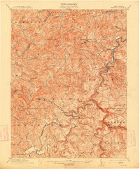 Philippi 1904 topographic map preview