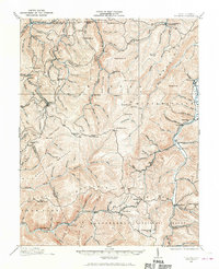 Pickens 1913 topographic map thumbnail