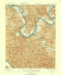 Ravenswood 1926 topographic map thumbnail