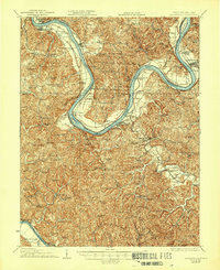 Ravenswood 1928 topographic map thumbnail
