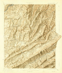 Ronceverte 1923 topographic map thumbnail