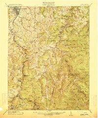 Sago topographic map thumbnail