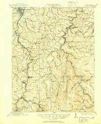 Sago 1914 topographic map thumbnail