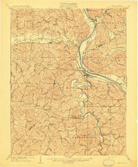 Saint Albans 1909 topographic map thumbnail