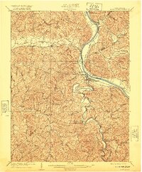 Saint Albans 1909 topographic map thumbnail