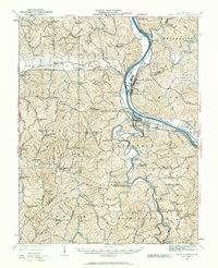 Saint Albans 1931 topographic map thumbnail