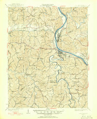 Saint Albans 1931 topographic map thumbnail