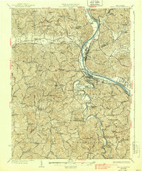 Saint Albans 1933 topographic map thumbnail