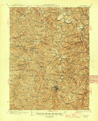 Spencer 1928 topographic map thumbnail