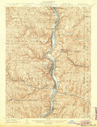 Steubenville 1904 topographic map thumbnail