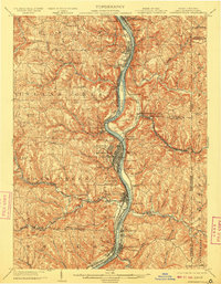 Steubenville 1904 topographic map thumbnail