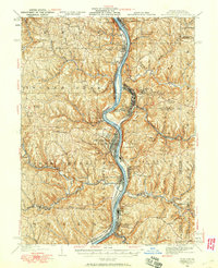 Steubenville 1935 topographic map thumbnail