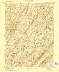Wardensville 1922 topographic map thumbnail