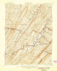 Wardensville 1924 topographic map thumbnail