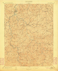 Wayne 1909 topographic map thumbnail
