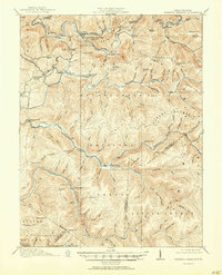 Webster Springs 1918 topographic map thumbnail