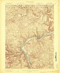 Wellsville 1904 topographic map thumbnail