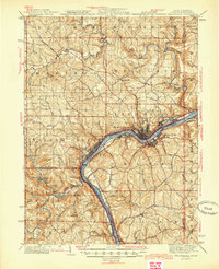 Wellsville topographic map thumbnail