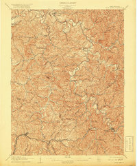 West Union 1905 topographic map preview