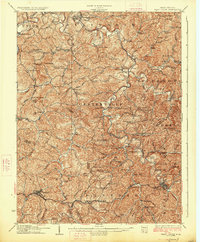West Union 1926 topographic map preview