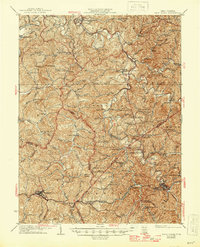 West Union 1926 topographic map preview
