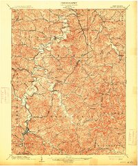 Weston 1904 topographic map thumbnail