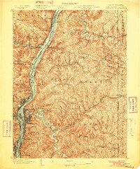 Wheeling 1902 topographic map thumbnail