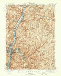 Wheeling 1935 topographic map thumbnail
