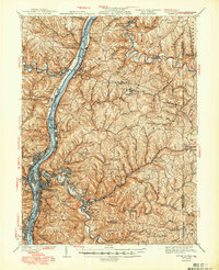 Wheeling 1942 topographic map thumbnail