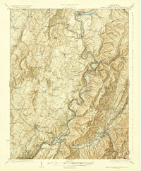 White Sulphur Springs 1923 topographic map thumbnail