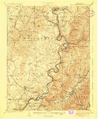 White Sulphur Springs 1923 topographic map thumbnail